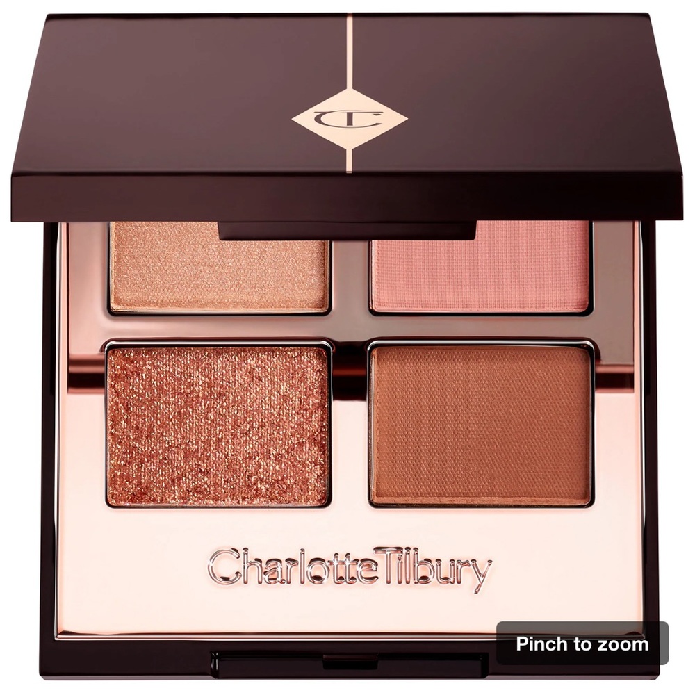 Charlotte Tilbury Pillow Talk Luxury Color Coded Eyeshadow Quad Compact NIB